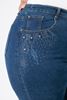 Immagine di CURVY GIRL ULTRA STRETCH DENIM JEANS WITH RHINESTONES